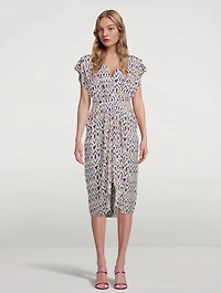 Almeya Printed Midi Dress