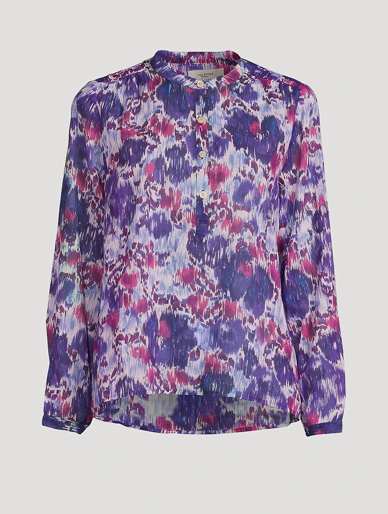 Maria Cotton Blouse Floral Print
