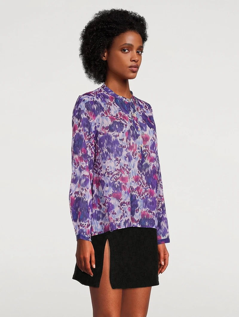 Maria Cotton Blouse Floral Print