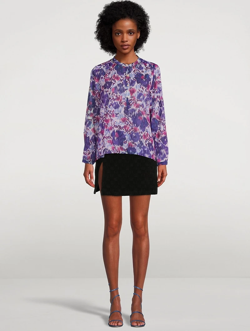 Maria Cotton Blouse Floral Print
