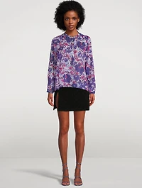 Maria Cotton Blouse Floral Print