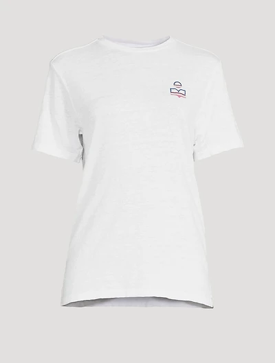 Zewel Graphic Linen T-Shirt