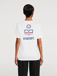 Zewel Graphic Linen T-Shirt