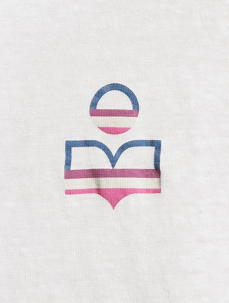 Zewel Graphic Linen T-Shirt