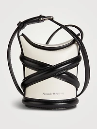 Mini The Curve Leather Bucket Bag