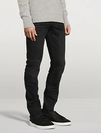 Triple Stitch Leather And Suede Sneakers