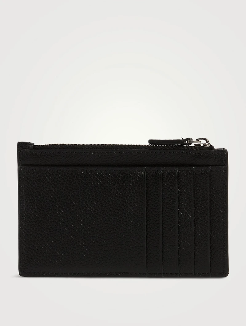 Cities Leather Zip Card Holder