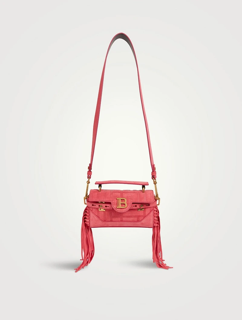 B-Buzz 19 Suede Baguette With Fringe