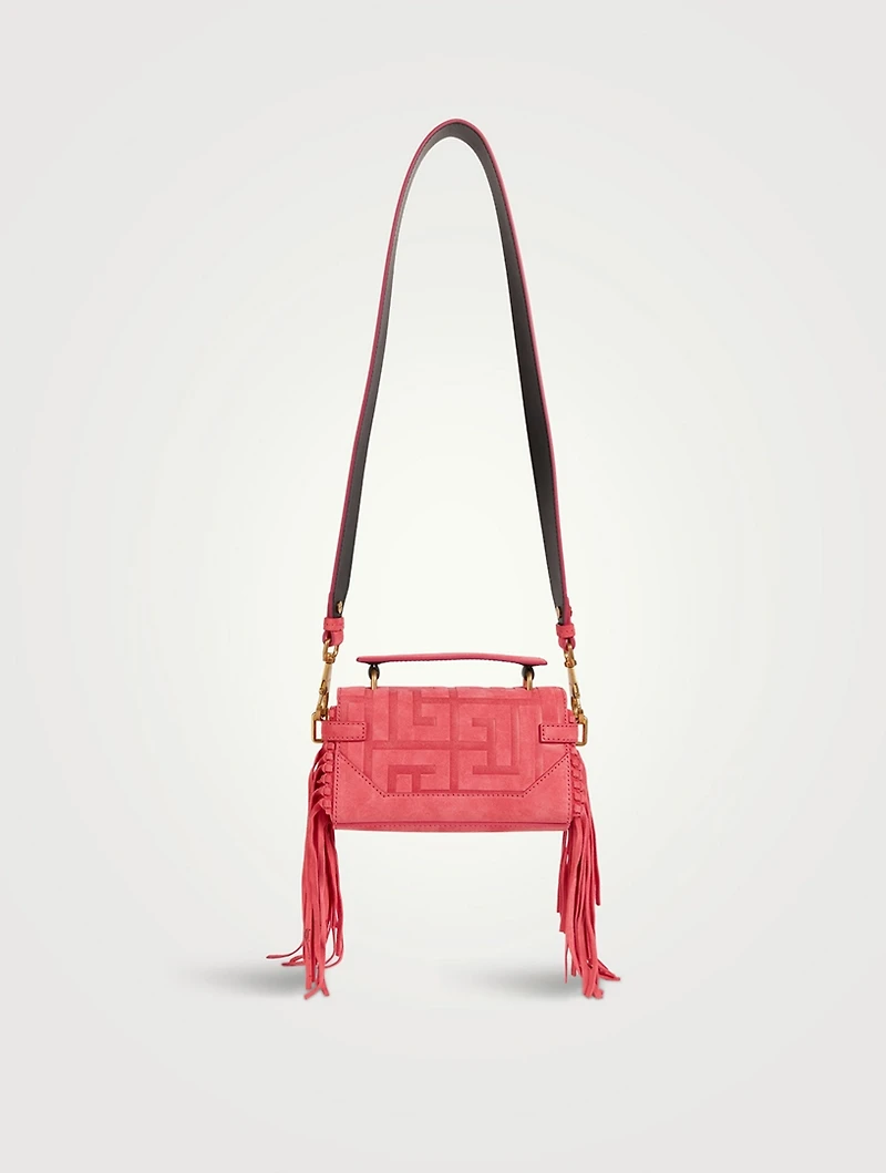 B-Buzz 19 Suede Baguette With Fringe