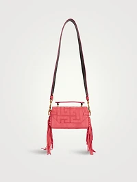 B-Buzz 19 Suede Baguette With Fringe