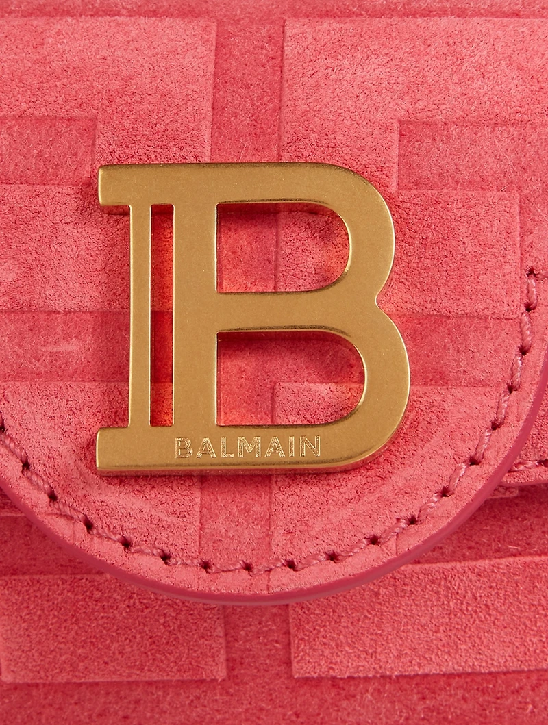 B-Buzz 19 Suede Baguette With Fringe