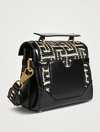 B-Buzz 23 Monogram Raffia Top Handle Bag