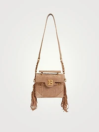 B-Buzz 23 Suede Top Handle Bag With Fringe