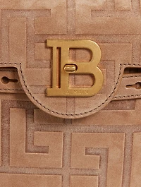 B-Buzz 23 Suede Top Handle Bag With Fringe