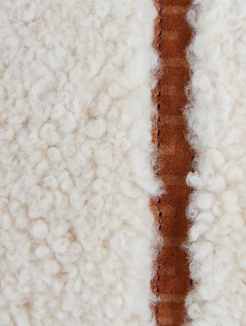 B-Army Boston Shearling Crossbody Bag