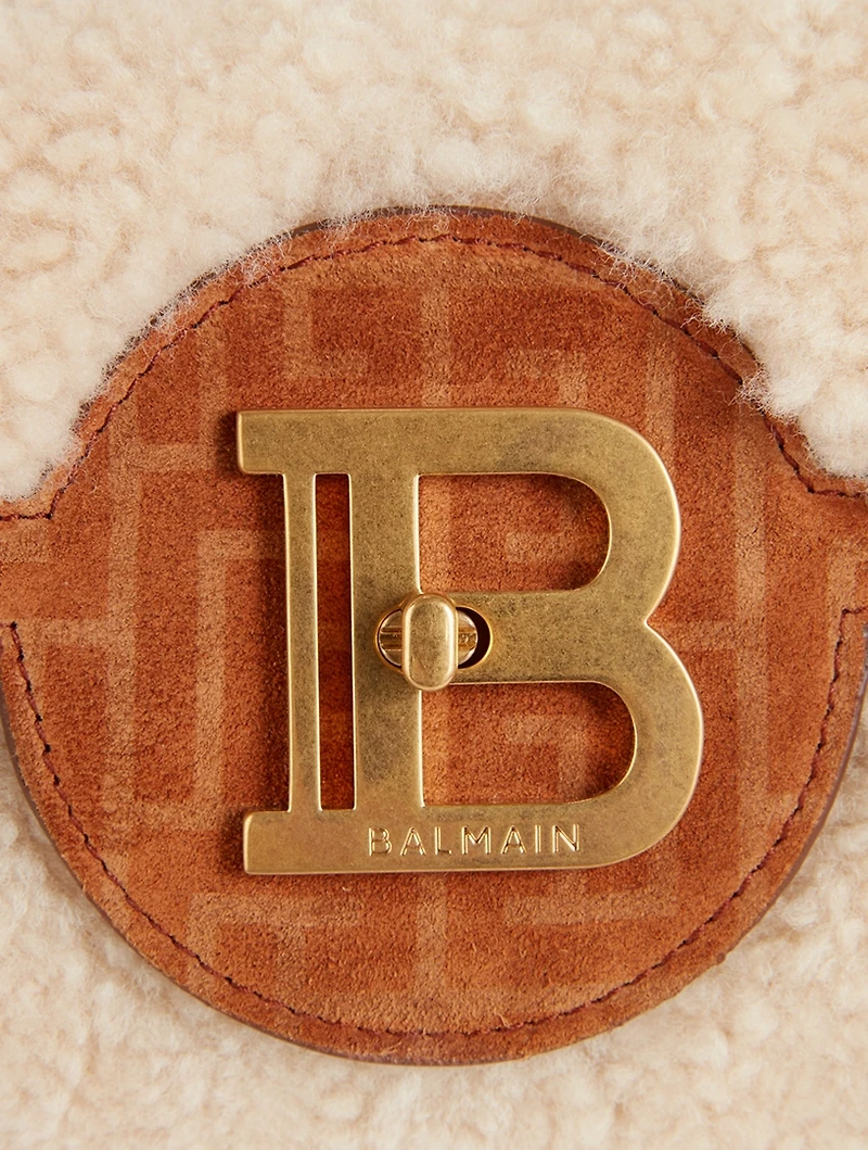B-Buzz 23 Shearling Clutch