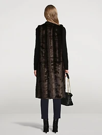Faux Mink Vest