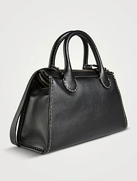 Medium Edith Leather Satchel