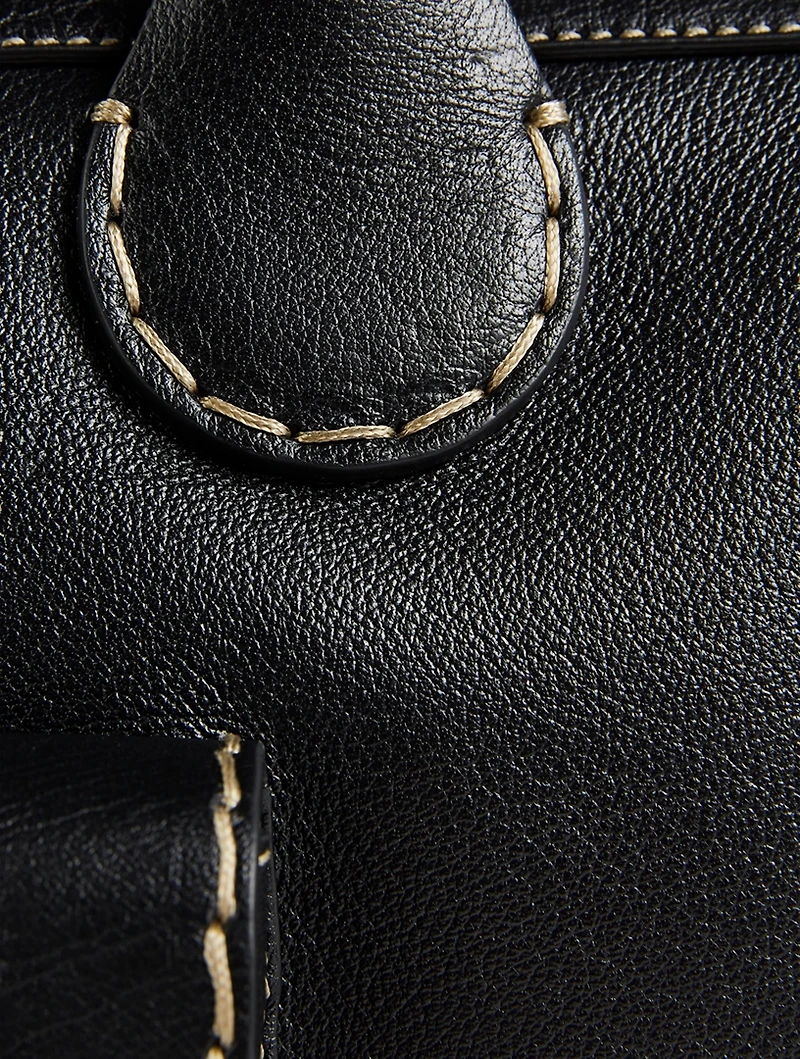 Medium Edith Leather Satchel
