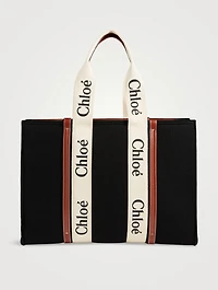 Large Woody Wool Tote Bag