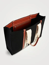 Large Woody Wool Tote Bag