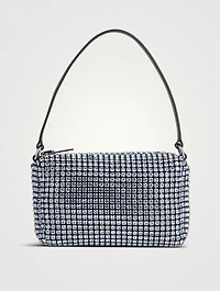 Medium Heiress Crystal Mesh Pouch