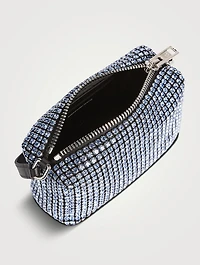 Medium Heiress Crystal Mesh Pouch