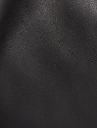 Large Scrunchie Leather Shoulder Bag