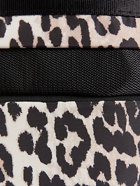 Medium Recycled Tech Tote Bag In Leopard Print
