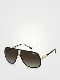 Flaglab 11 Metal Rectangular Sunglasses