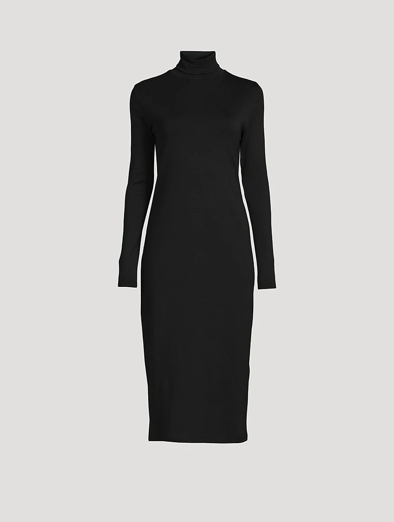 Knit Turtleneck Dress