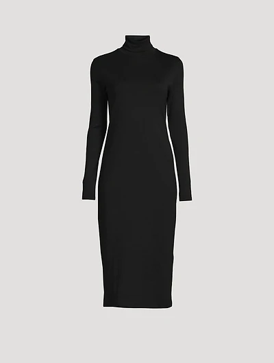 Knit Turtleneck Dress