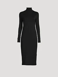 Knit Turtleneck Dress