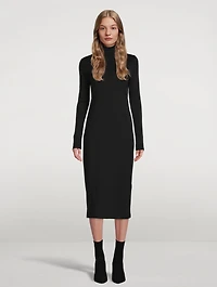 Knit Turtleneck Dress