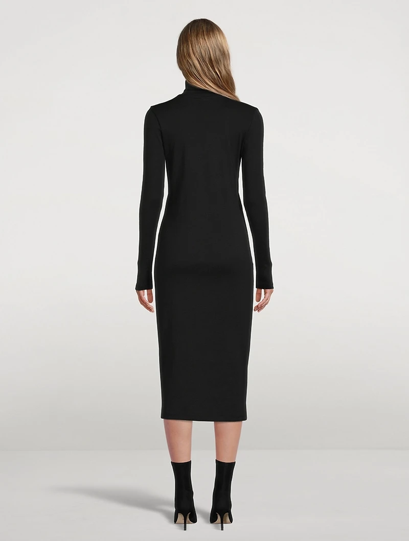Knit Turtleneck Dress