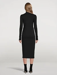 Knit Turtleneck Dress