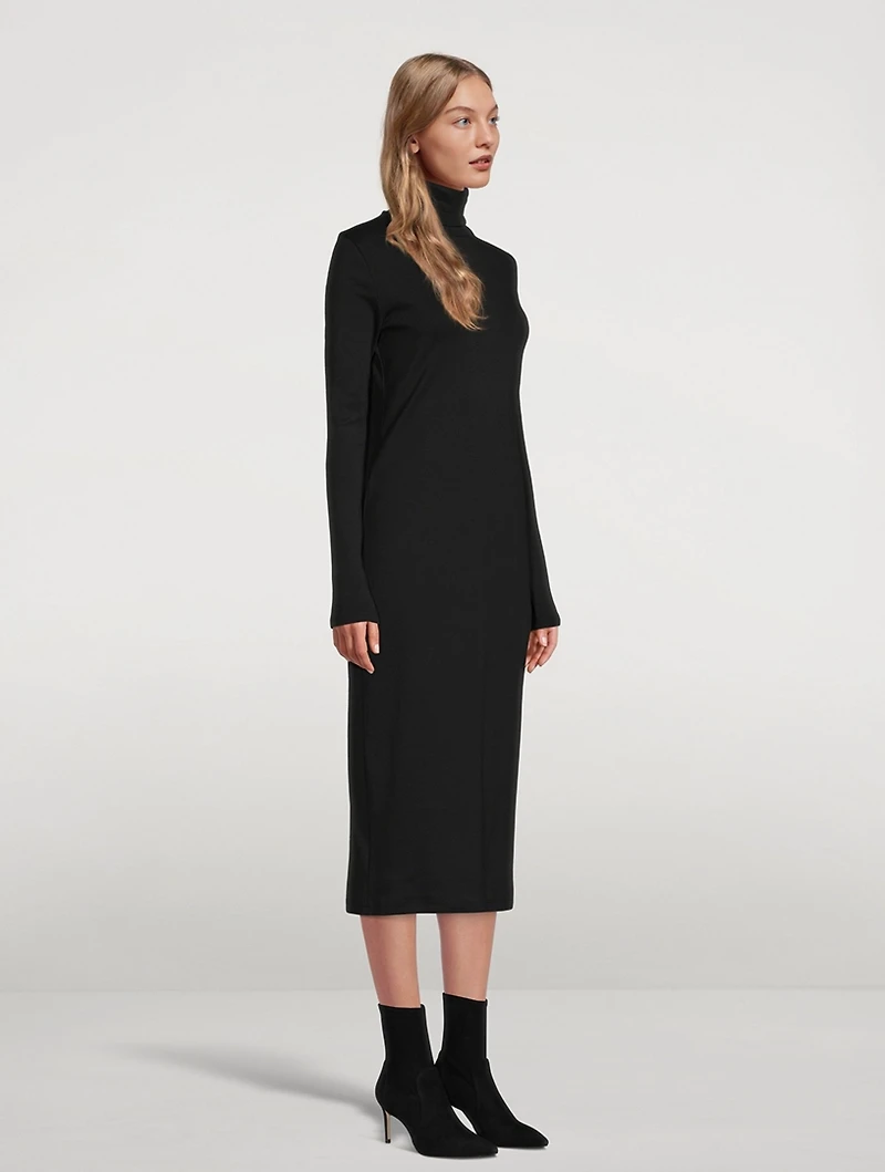 Knit Turtleneck Dress