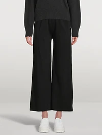 Jersey Lounge Wide-Leg Pants