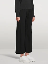 Jersey Lounge Wide-Leg Pants