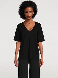 Leisure Egyptian Cotton V-Neck T-Shirt