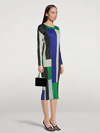 Field Colourblock Midi Dress