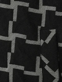 Padded Jacket Grid Print