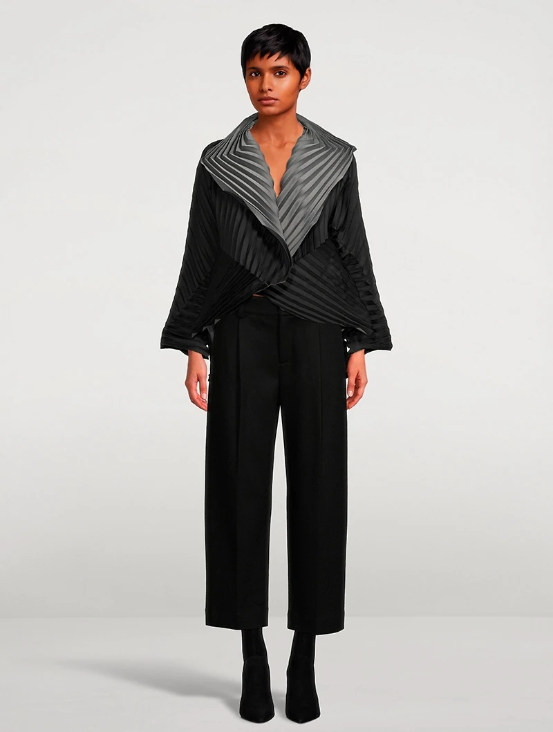 Shell Pleats Jacket