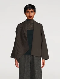 Slant Pleats Jacket