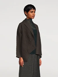 Slant Pleats Jacket