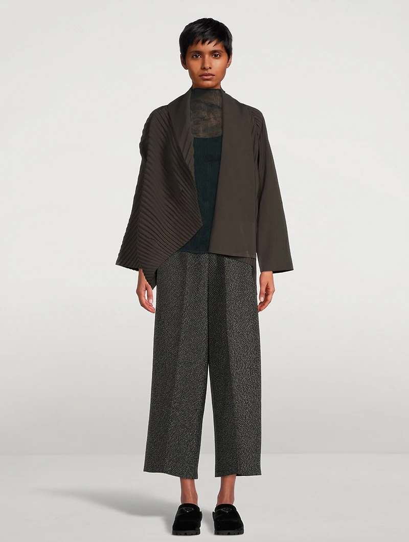 Slant Pleats Jacket