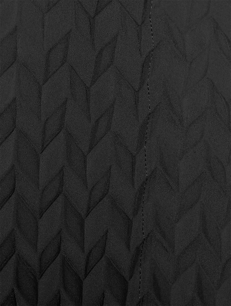 Round Pleats Reversible Cardigan