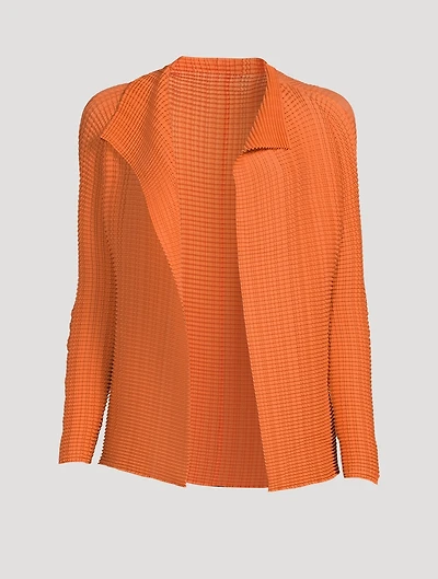 Wooly Pleats Cardigan