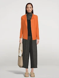 Wooly Pleats Cardigan