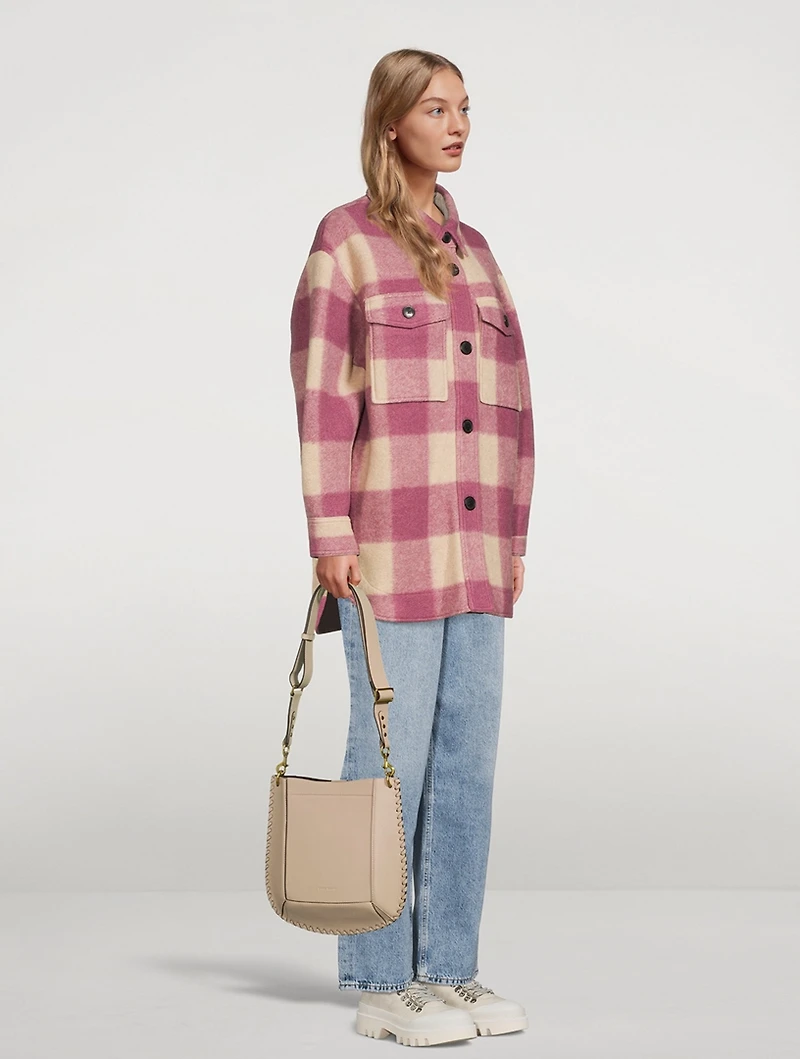 Oskan Leather Hobo Bag